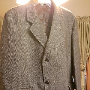 Lytton's Vintage Wool Long Men's Coat 41 Regular 1950's